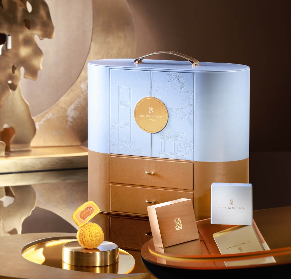 [Early Bird Offer] The Ritz-Carlton, Hong Kong Premium Bird’s Nest Custard Mooncake Gift Box (8 pieces) 