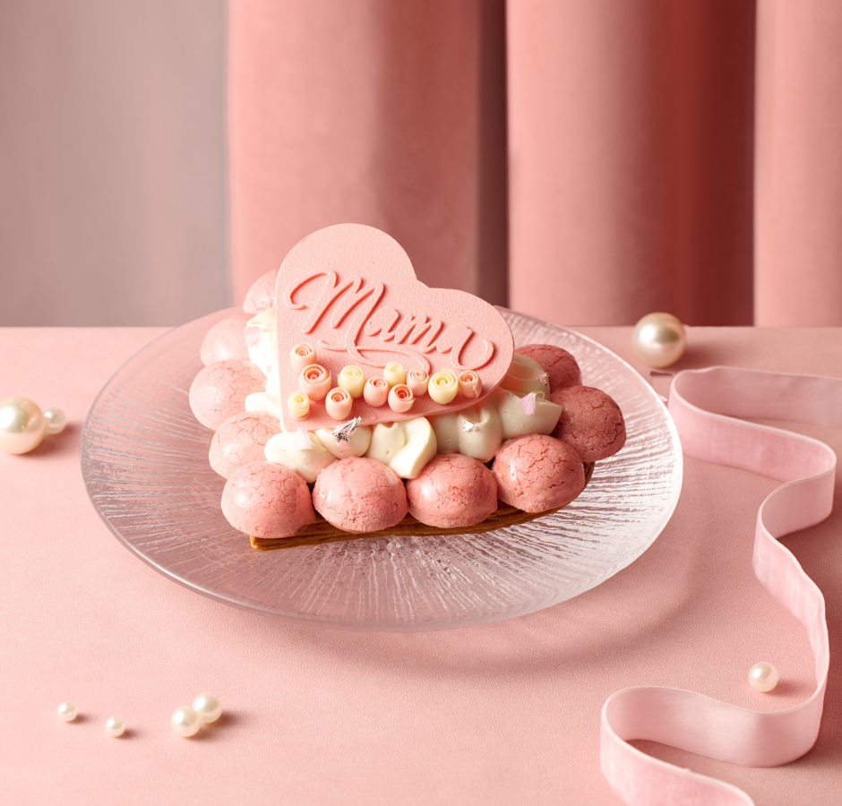 【母親節限定】伯爵茶荔枝聖多諾黑蛋糕